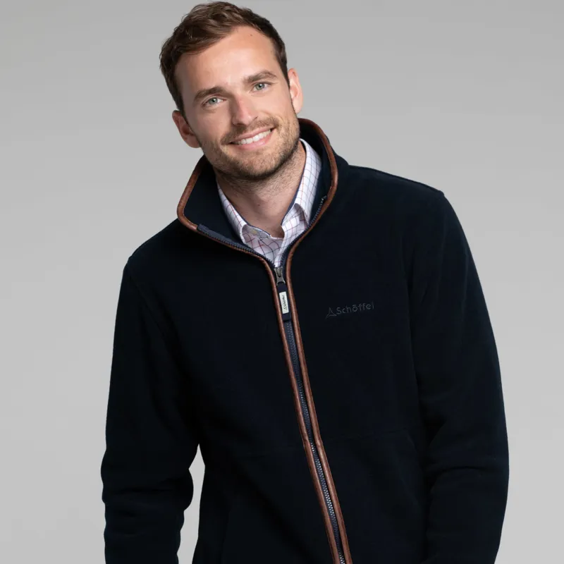 Schoffel Cottesmore Fleece Jacket Navy-2
